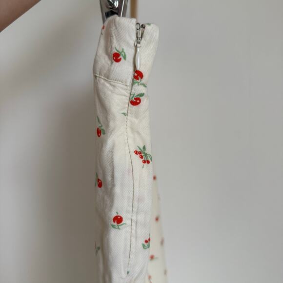 ANTHROPOLOGIE | Feather Bone | Talese Wide Leg Cherry Print Pants | Size 4 - Picture 7 of 9